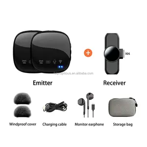 Ensemble de microphones R8 Nouveau modèle: casque de surveillance inclus, technologie antibruit pour la technologie et la diffusion - Product Image 4