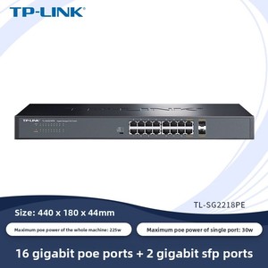 Commutateur réseau TP-LINK TL-SG2210P Full Gigabit à gestion cloud, 8 ports PoE avec surveillance, ports SFP/RJ45 et port réseau - Product Image 6
