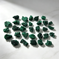 Spécimens minéraux naturels bruts de malachite en gros, spécimens de méditation, artisanat en cristal pour cadeaux de guérison