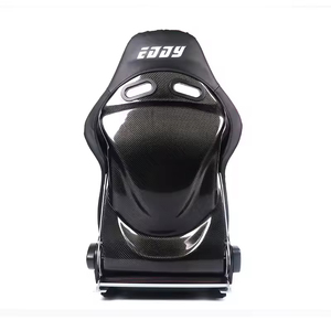 Asiento <span class=keywords><strong>de</strong></span> Carreras Reclinable con Costuras Negras y Respaldo Bordado, <span class=keywords><strong>de</strong></span> Fibra <span class=keywords><strong>de</strong></span> Carbono - Product Image 4