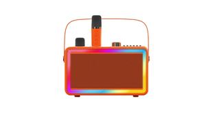 Enceinte karaoké Bluetooth <span class=keywords><strong>SP500</strong></span> en bois haut de gamme avec 2 micros doubles - Product Image 6