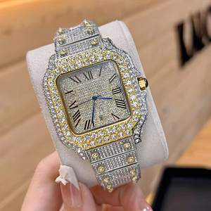 <strong>2026</strong> New Full-diamond <strong>Watches</strong> Trendy Luxurious Fashion Versatile Design Business Waterproof Men's Women's Unisex Quartz <strong>Watch</strong> - Product Image 4