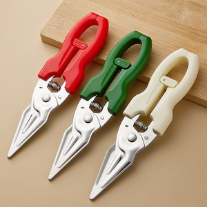 Chicken Bone Shears Stainless Steel Heavy Duty Magnetic Holder <b>Kitchen</b> Meat Cutting <b>Scissors</b> For Household Use - Product Image 2