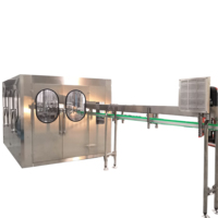 Machines de remplissage automatiques d'eau potable à petite échelle pour usines d'eau minérale, projet clé en main