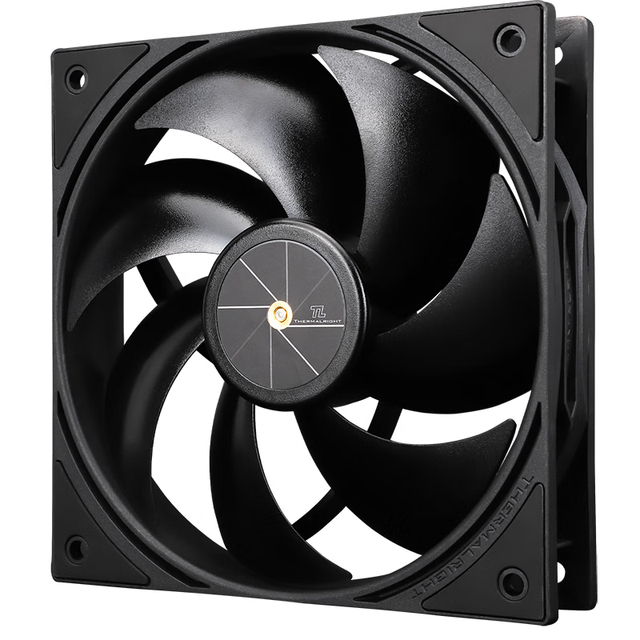 For TL-P12 12cm Fluid Bearing Low Noise Balanced PWM Computer Case Chassis Fan Black Matte