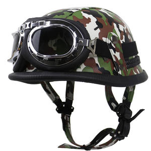 Casco de Motocicleta Certificado por el DOT, con Revestimiento de Cuero, Nuevo, Material ABS, Cascos de Moto, Casco para Moto - Product Image 1