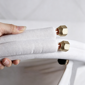 Kit de tubes de raccordement en cuivre <span class=keywords><strong>pré</strong></span>-isolés pour climatiseur split, tubes isolants en <span class=keywords><strong>PE</strong></span> pour installation de climatisation HVAC - Product Image 5