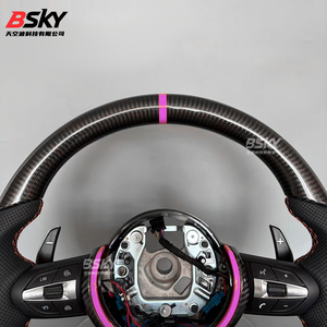 Volante de Fibra de Carbono Resistente al Desgaste, <span class=keywords><strong>Precio</strong></span> al por Mayor, Compatible con <span class=keywords><strong>BMW</strong></span> F20 F22 F30 F11 F13 F87 F80 F90 F39 F25 F15 F16 F26 - Product Image 4