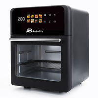 Anbolife 10L Oven Penggorengan Udara Digital Pintar dengan Panel Warna, Jendela Besar, 8 Menu, Bersertifikasi ETL/CE/CB, Mendukung Kustomisasi, Bebas PFAS