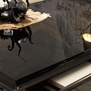 Escritorio posmoderno de lujo ligero WBERT, escritorio de ordenador de madera maciza, estudio de diseñador italiano, escritorio de pintura de Piano personalizado de gama alta - Product Image 6