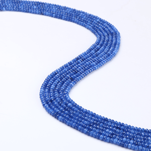 Perles de pierre de lune arc-en-ciel naturelle WENCHI Modèle 2582 Pierres précieuses rondes polies 8 mm Hauteur 3 mm Agate minérale bleu clair Optique - Product Image 1