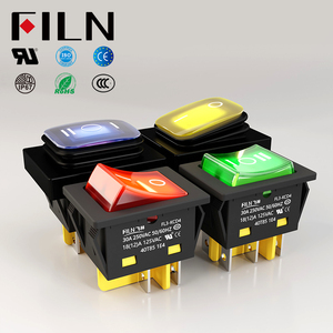 FILN personnalisé PA66 12V étanche interrupteur d'alimentation à bascule éclairé interrupteur marche/arrêt pour voitures motos bateaux - Product Image 4