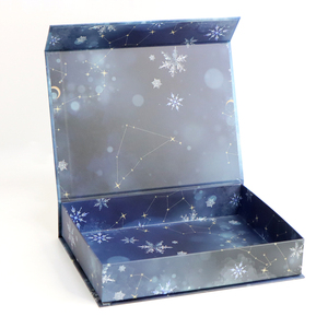 Caja de Regalo Magnética Plegable de Cartón de Lujo con Logotipo Impreso Personalizado, Diseño Personalizado con Lámina Dorada para Accesorios de Moda - Product Image 5