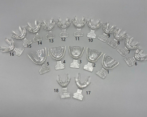 Portaimpronte Dentali Autoclavabili per Mascella Edentula, Supporto per Denti, Riparazione Protesi Completa, Strumenti per Dentisti - Product Image 4