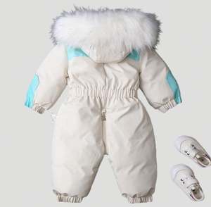 Custom Polyester Full Body Toddler <b>Rain</b> Suit Waterproof <b>Baby</b> Snowsuit for Rainy Days Plus Size Windproof - Product Image 6