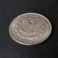 Moneda de Dólar Morgan Antigua de EE. UU. de 26 g, Réplica de Moneda de Plata de la Libertad de Morgan, Dinero Antiguo de EE. UU.