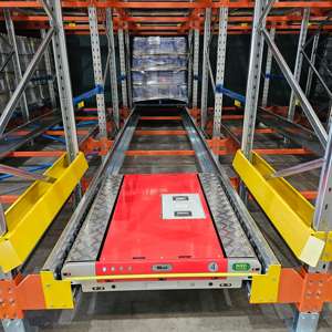 نظام رفوف المستودعات الآلية رباعي الاتجاهات للخدمة الشاقة مع نظام النقل اللاسلكي لمراكز التوزيع اللوجستية - Product Image 1