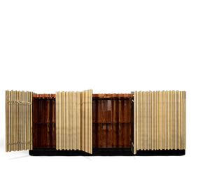 Aparador de Latón de Lujo, Mueble de Almacenamiento de Diseño de Alta Gama, Aparador Personalizado para Vestíbulo de Hotel, Sala de Estar - Product Image 2