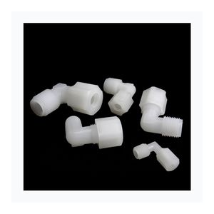 PVDF 90 derece erkek dirsek 1/4-1 birliği plastik konektörler çin fabrika su gaz yağı sistemi boru bağlantı parçaları - Product Image 4