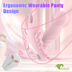 Waterdichte draadloze <span class=keywords><strong>vibrator</strong></span> met afstandsbediening voor vrouwen, draagbaar zuigapparaat voor ei-vormige massage en masturbatie. - Product Image 5