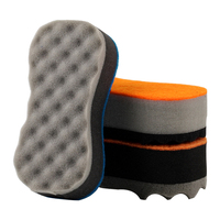8.7 "X4" X2.76 "grande mousse haute éponge de lavage de voiture bloc accessoires de lavage de voiture applicateur de revêtement épilation à la cire brosse de polissage outils de soin