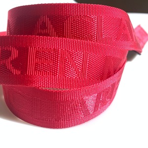 Strap Bag High Quality Wholesale Customized Logo Printed Woven Jacquard Nylon Webbing Strap For Luggage And Bag