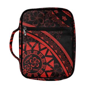 Venta al por mayor rojo tribal Impresión digital hombres mujeres <span class=keywords><strong>Biblia</strong></span> cubierta <span class=keywords><strong>Biblia</strong></span> bolsa de transporte <span class=keywords><strong>con</strong></span> soporte para libros ASA cremallera y multi-bolsillos - Product Image 1