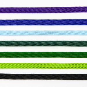 Factory Wholesale 12mm Polypropylene Shoelaces Color Hollow Flat Rope for Hoodie Drawstring Cord - Product Image 2