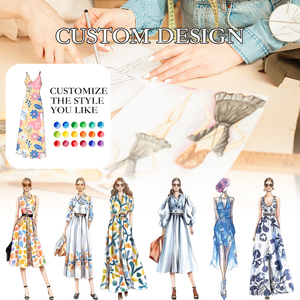 Abbigliamento Personalizzato Prodotto in Cina, Vendita Diretta dalla Fabbrica, Supporto per Campionatura, Design e Creazione del Marchio, Abito Estivo - Product Image 4