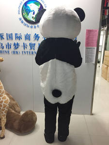 Đảng Cartoon Thú Nhồi Bông Linh Vật Trang Phục Cho Người Lớn Thấp MOQ Mềm Plush 180CM Dễ Thương Panda <span class=keywords><strong>Bear</strong></span> Linh Vật Trang Phục - Product Image 6