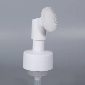 Dispenser pompa sabun busa plastik 42/410 berkualitas tinggi dengan sikat untuk pembersih wajah