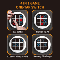 Jeu Électronique Smart Tic-Tac-Toe Digital Portable, Jouet de Puzzle et d'Éveil Éducatif