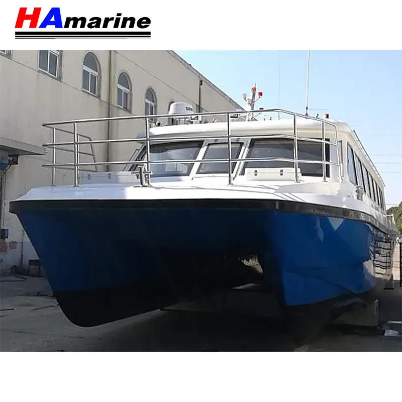 HA1800 FRP Hochgeschwindigkeits-Katamaran-Sightseeing-Passagier boot Küsten schutz Tourismus Vergnügen Transport boot