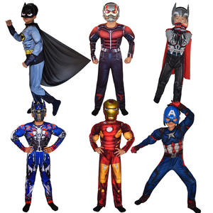 男の子のためのホットセール高品質スーパーヒーローマッスルジャンプスーツハロウィンコスチューム - Product Image 2