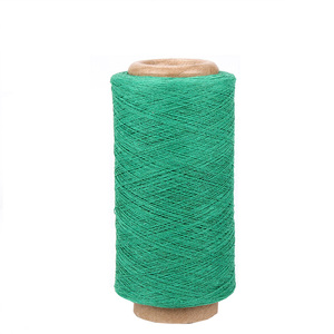Màu Xanh Lá Cây Ne <span class=keywords><strong>3</strong></span> Để 20/1 Mở End Carded Tái Chế <span class=keywords><strong>Polyester</strong></span> Bông Pha Trộn Dệt Sợi <span class=keywords><strong>Spun</strong></span> Sợi Tái Tạo Sợi - Product Image 4