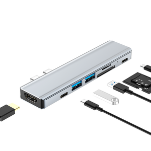 Estación de acoplamiento de 7 puertos lista para enviar 100W PD 4K HD estación de acoplamiento inalámbrica para teléfono móvil PAD - Product Image 1