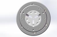 Mandrin à pince hydraulique JSK-52 A6 à trou traversant pour tournage CNC de barres et d'obus, type SK52