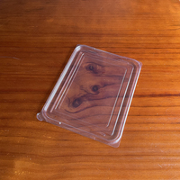 Boîte d'emballage alimentaire transparente en PET thermoformé, 1 mm d'épaisseur, personnalisable, carrée/rectangulaire, pour emporter, pour biscuits et aliments pour animaux