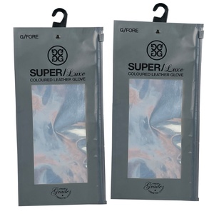 Chất lượng cao tùy chỉnh móc áo lỗ bao bì nhựa Túi với dây kéo cho Găng tay golf/bida Găng tay/vớ - Product Image 4