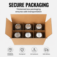 Boîte en plastique PET de qualité alimentaire avec couvercle facile à ouvrir, bouteille transparente pour boissons, emballage pour jus