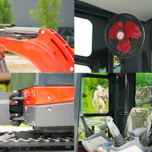 Livraison Gratuite Mini-Excavatrice 2 Tonnes avec Moteur EPA, Petite Excavatrice Agricole avec Cabine Fermée JKW-18, Mini-Excavatrice 1.8 Tonnes, Nous Offrons un Service Complet - Product Image 6