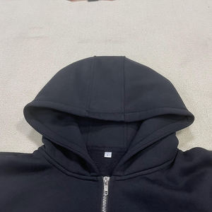 Custom <b>Hoodies</b> Cotton Design Streetwear Fashion Graphic <b>Black</b> <b>Zip</b> Sweatshirt - Product Image 4