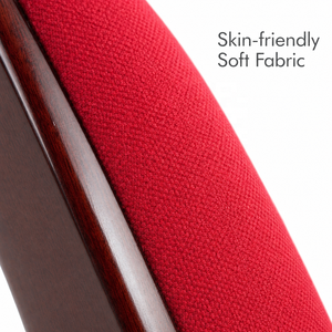 Chaise d'auditorium commerciale moderne en tissu rouge avec <span class=keywords><strong>tablette</strong></span> d'écriture pliable, dossier rembourré, siège de théâtre pour projet scolaire - Product Image 3