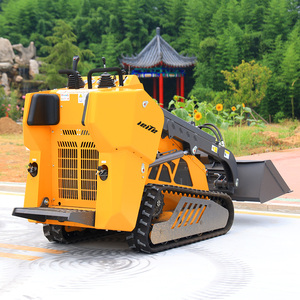 Mini-chargeuse compacte sur chenilles 25 CV pour la construction et l'agriculture avec moteur CE EPA, tarière, godet et fourche à palettes - Product Image 5