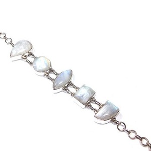 Pulsera de fiesta de labradorita de Plata de Ley 925 para mujer, brazaletes de moda de último diseño, precios directos de fábrica al por mayor - Product Image 3