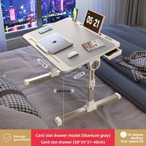 Table de lit pliable réglable, divers matériaux disponibles, différentes tailles, hauteur de support réglable, idéale <span class=keywords><strong>pour</strong></span> les étudiants et l'utilisation à domicile avec <span class=keywords><strong>ordinateur</strong></span>. - Product Image 6