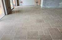 Dalles de sol intérieures en pierre calcaire beige clair Triesta, motif français, en perles naturelles du Cézir, pour patio, pavés de piscine, finition polie et vieillie