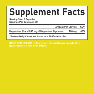 Rainwood Magnesium Glycinate Capsules with Magnesium Helps <b>Your</b> Body and Mind Unwind Metabolic Balance Muscle Health Capsule - Product Image 3