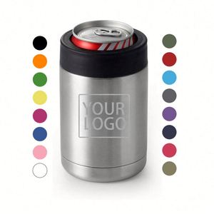 Portavasos Personalizado de Acero Inoxidable con Aislamiento de Doble Pared para Latas de Cerveza y Refrescos, 12oz, 14oz, 16oz, Promocional, para Estados Unidos y Australia - Product Image 1