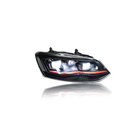 Phares LED pour Volkswagen POLO 6R, Mise à Niveau 2011-2018, Ensemble de Feux Avant pour Volkswagen Polo MK5, Systèmes d'Éclairage Automatisé VW